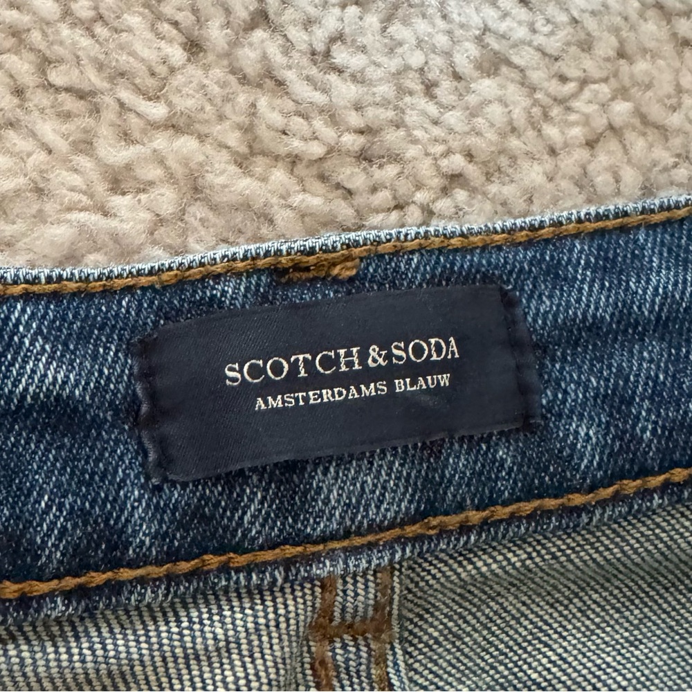 Scotch & Soda Women's The Keeper Slim Fit Patched Distressed Crop Jeans 28/32 - Picture 4 of 14